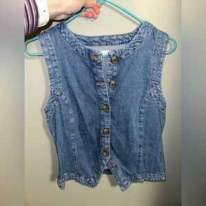 GUC Medium Lauren Conrad soft denim vest top